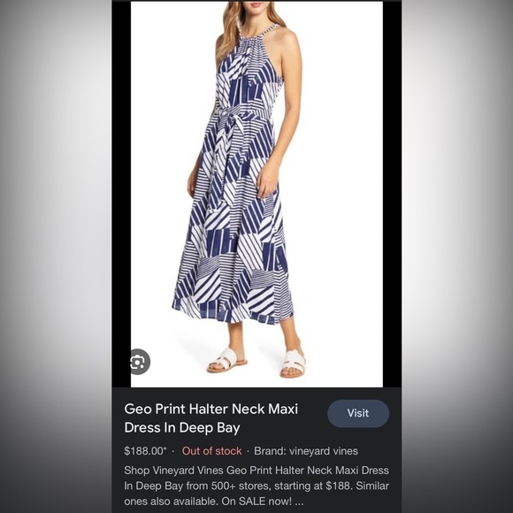 Vineyard Vines Dresses & Skirts - NWoT Vineyard Vines Halter Maxi